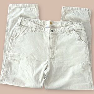 Carhartt Men's Cargo Pants in Light Gray